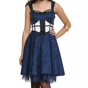 Hot Topic Doctor Who TARDIS Dress Cosplay Costume Large (Tulle has some damaged)
